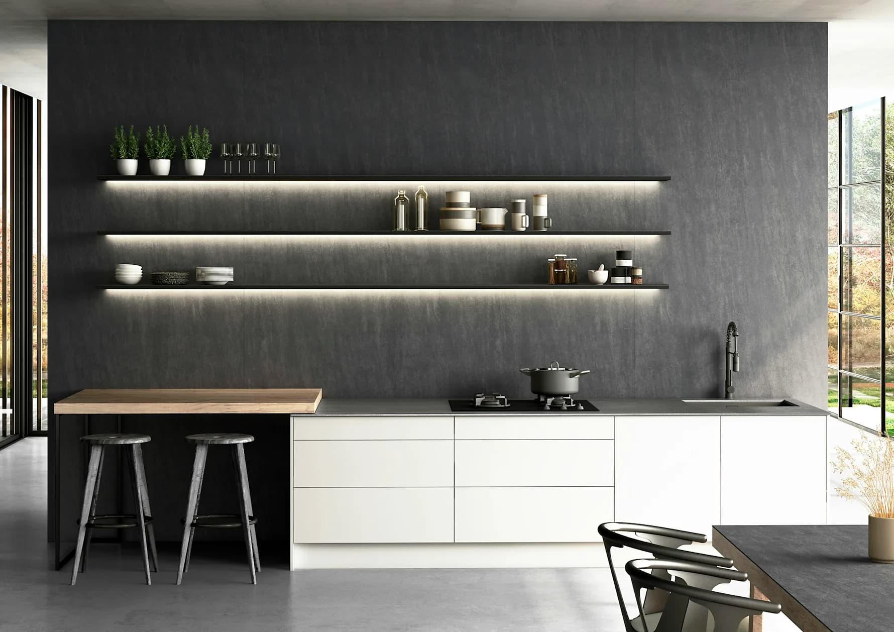 Dekton Bromo ultra kompakt tezgah uygulama örneği 1 (üretici görseli)