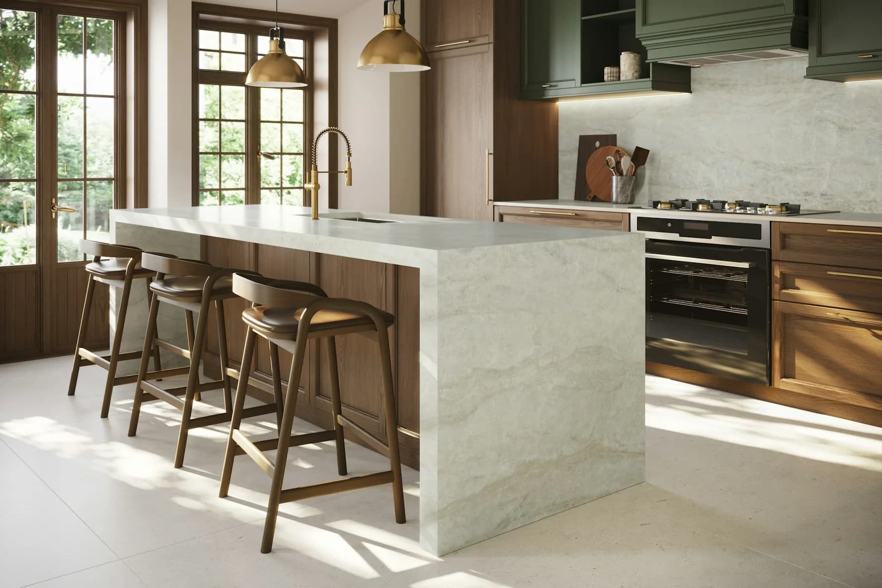 Dekton Nara ultra kompakt tezgah uygulama örneği 1 (üretici görseli)