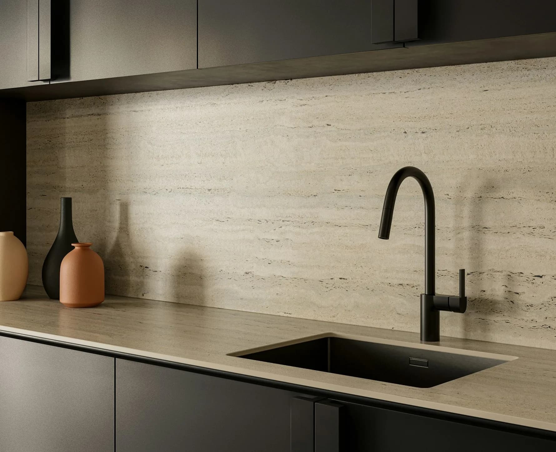 Dekton Nebu ultra kompakt tezgah uygulama örneği 2 (üretici görseli)