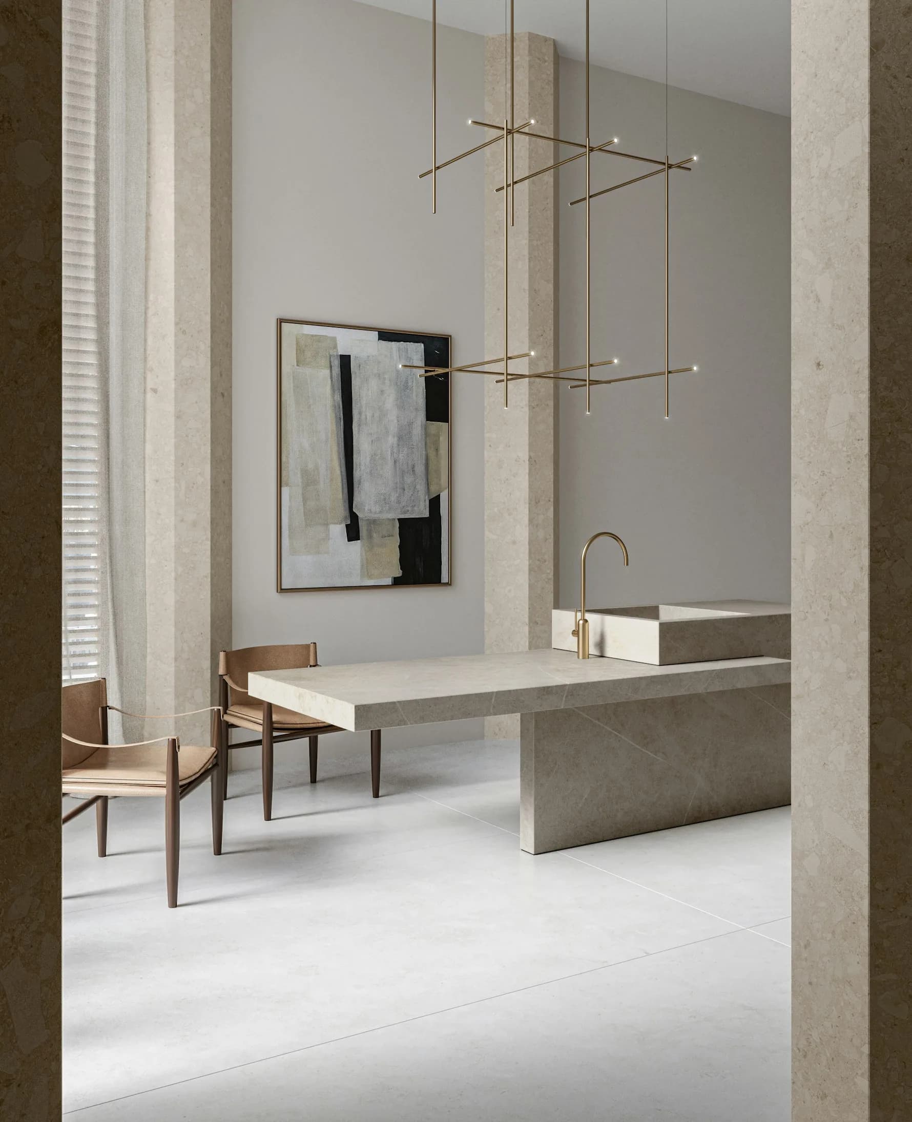 Dekton Sandik ultra kompakt tezgah uygulama örneği 2 (üretici görseli)