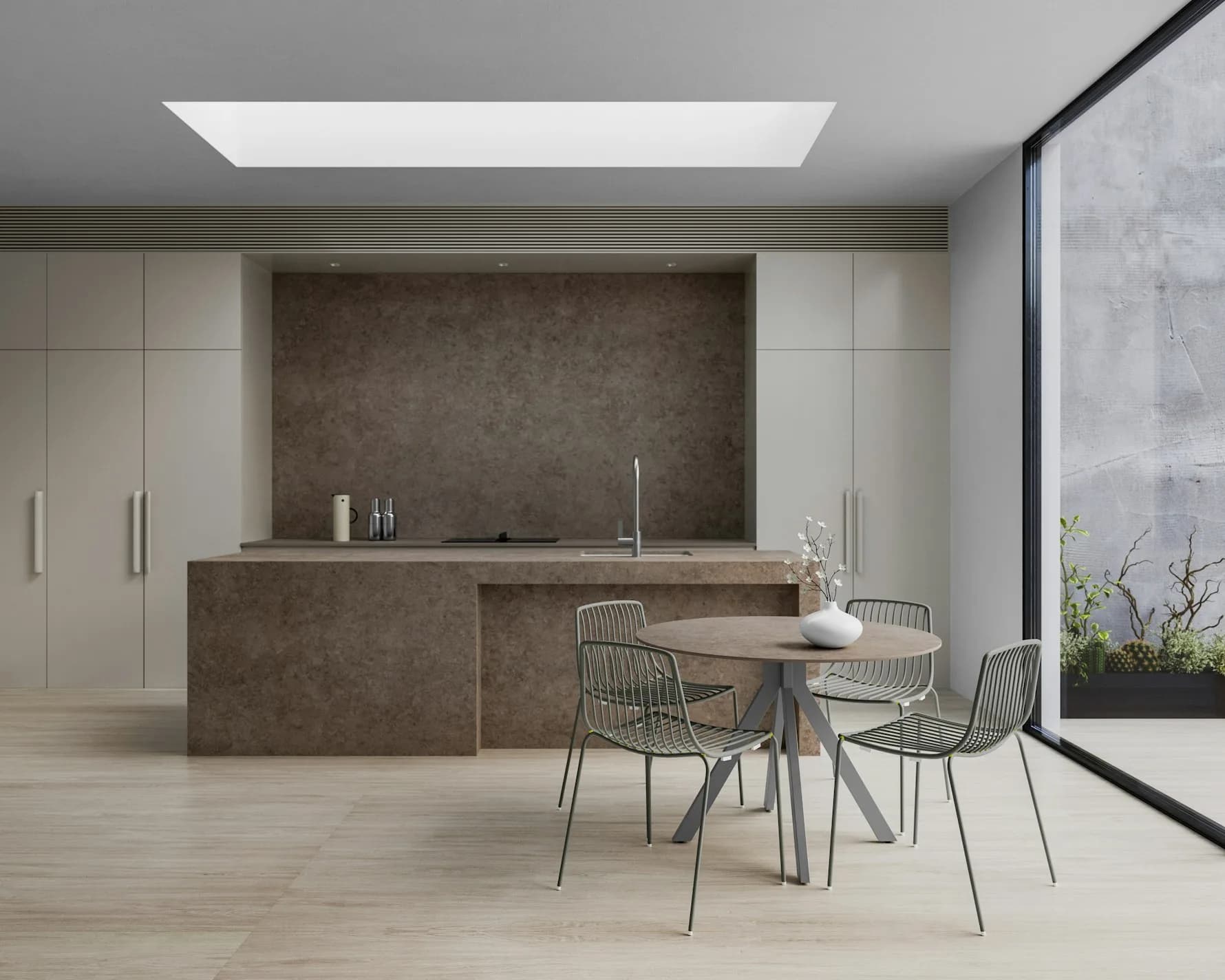 Dekton Talma ultra kompakt tezgah uygulama örneği 1 (üretici görseli)