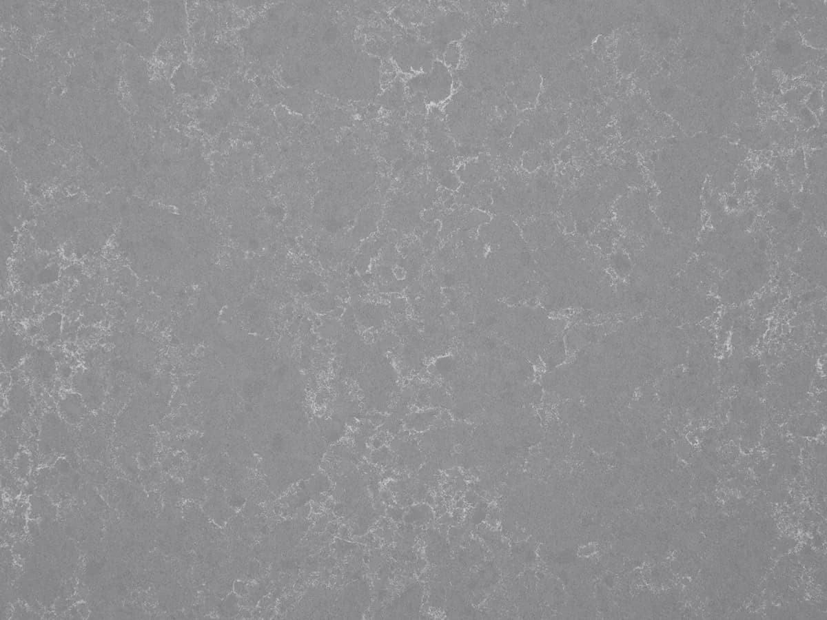 Çimstone Tundra 870 kuvars tezgah, yüzey ve desenin yakın çekimi (üretici görseli)