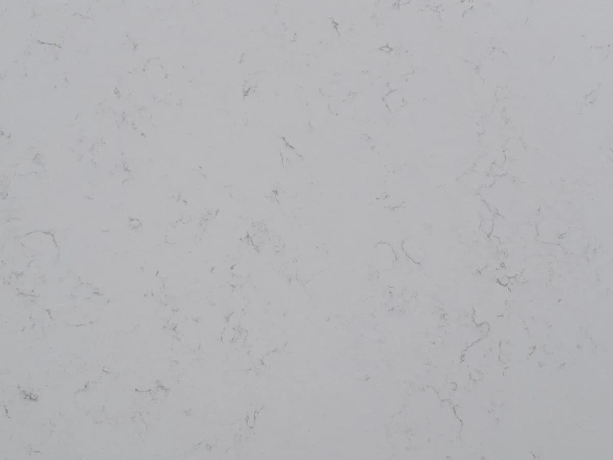 Çimstone Nebula 925 kuvars tezgah, yüzey ve desenin yakın çekimi (üretici görseli)