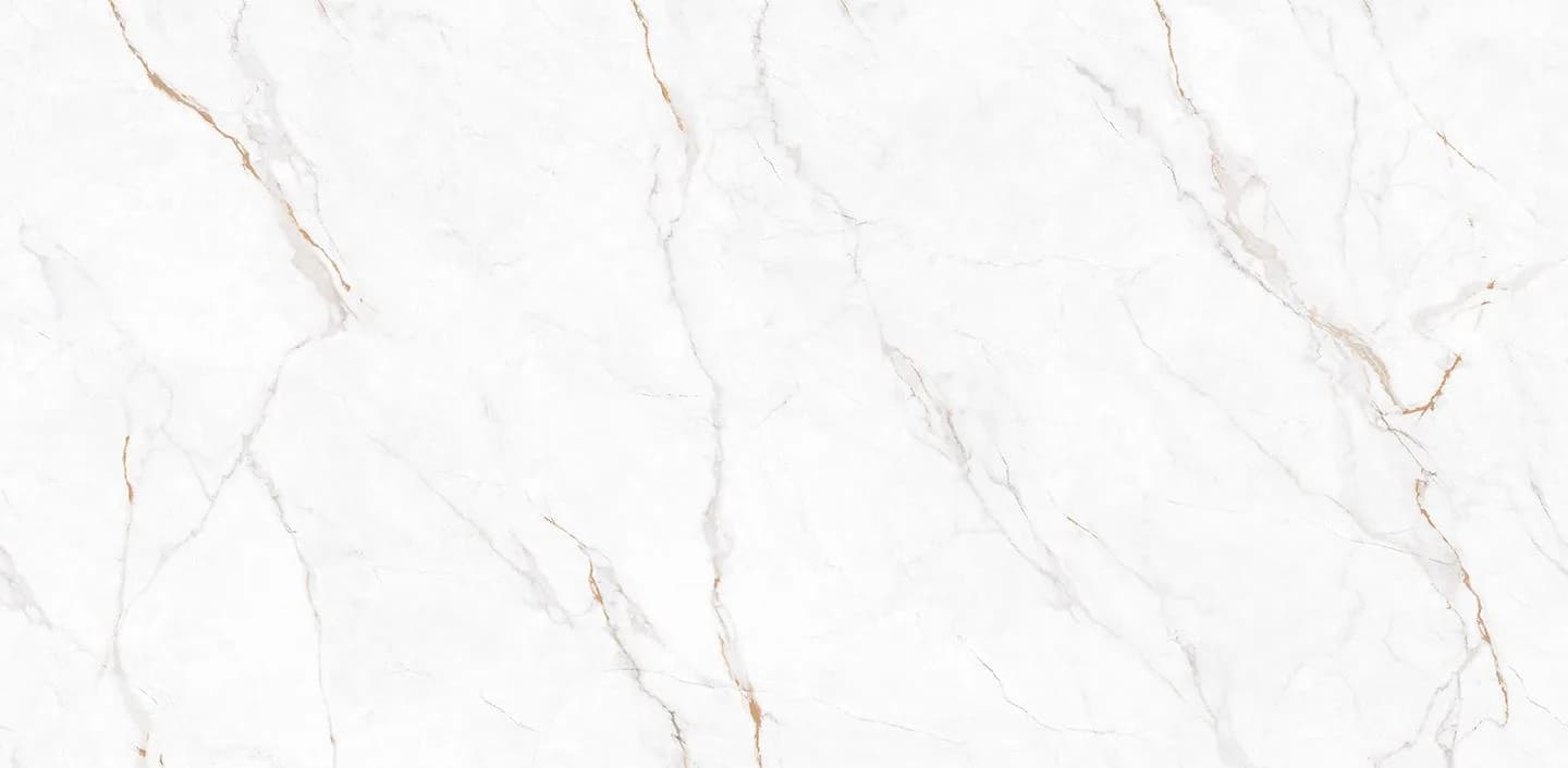 Coante Bianco Lassa Lux 10122 kuvars tezgah, plakanın tamamı (üretici görseli)