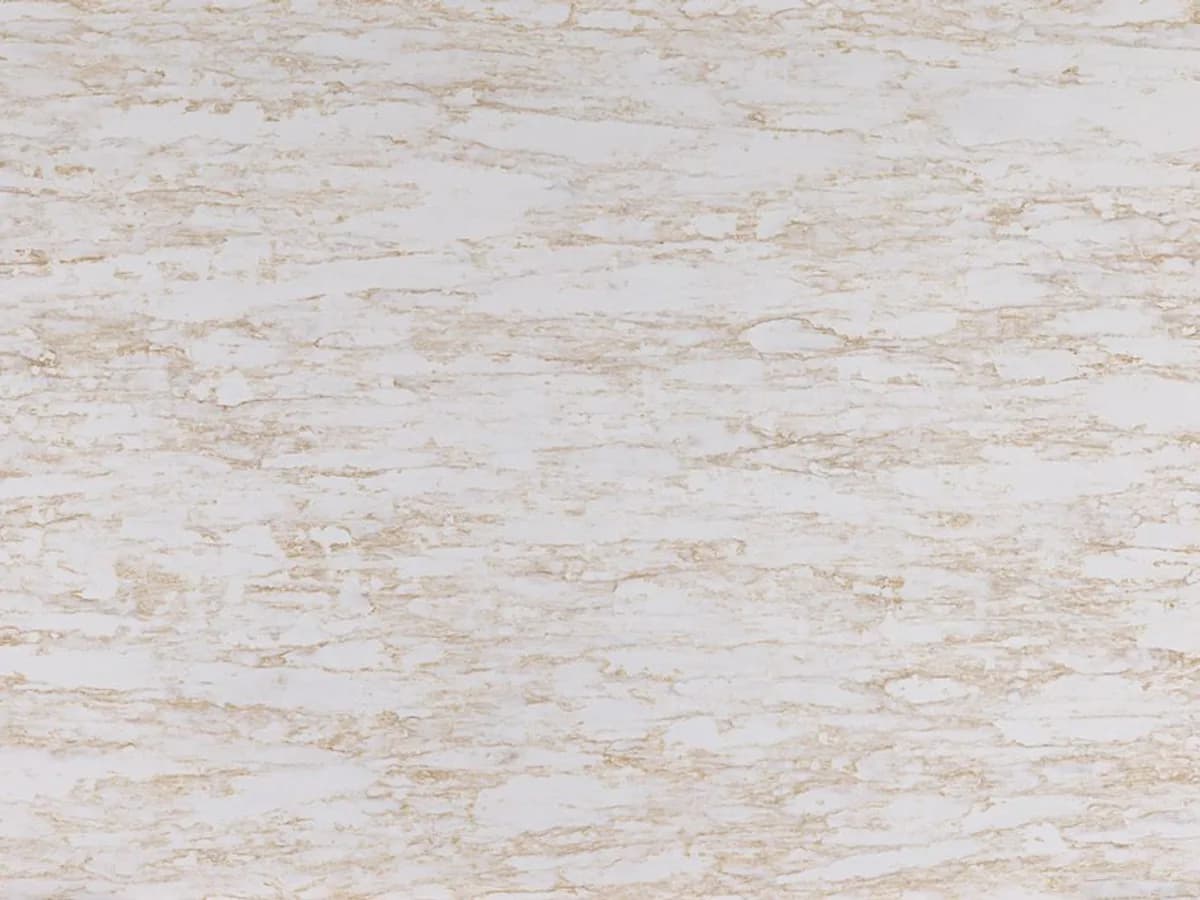 Coante Carrara Aurion 30705 kuvars tezgah, yüzey ve desenin yakın çekimi (üretici görseli)