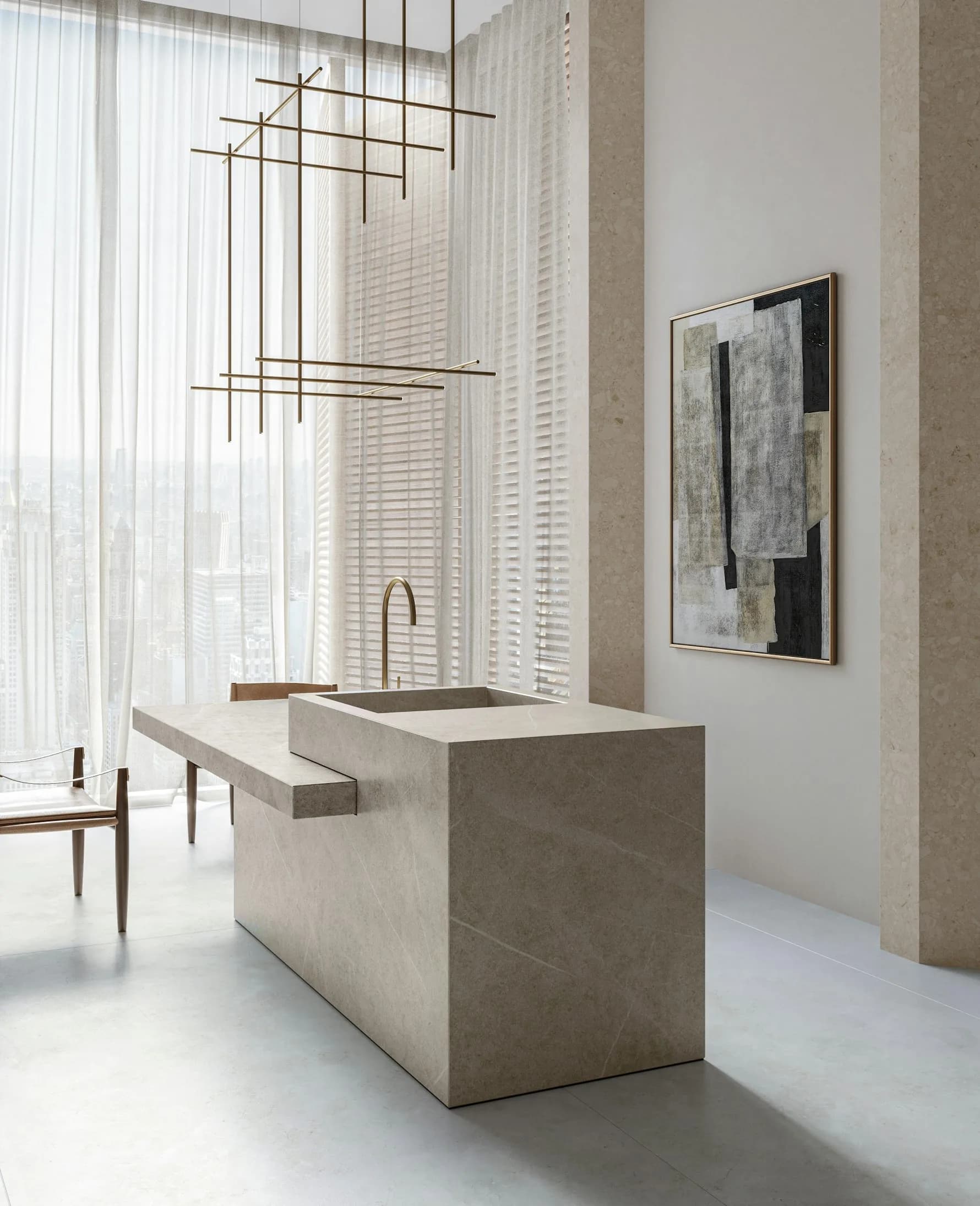 Dekton Ava ultra kompakt tezgah uygulama örneği 3 (üretici görseli)