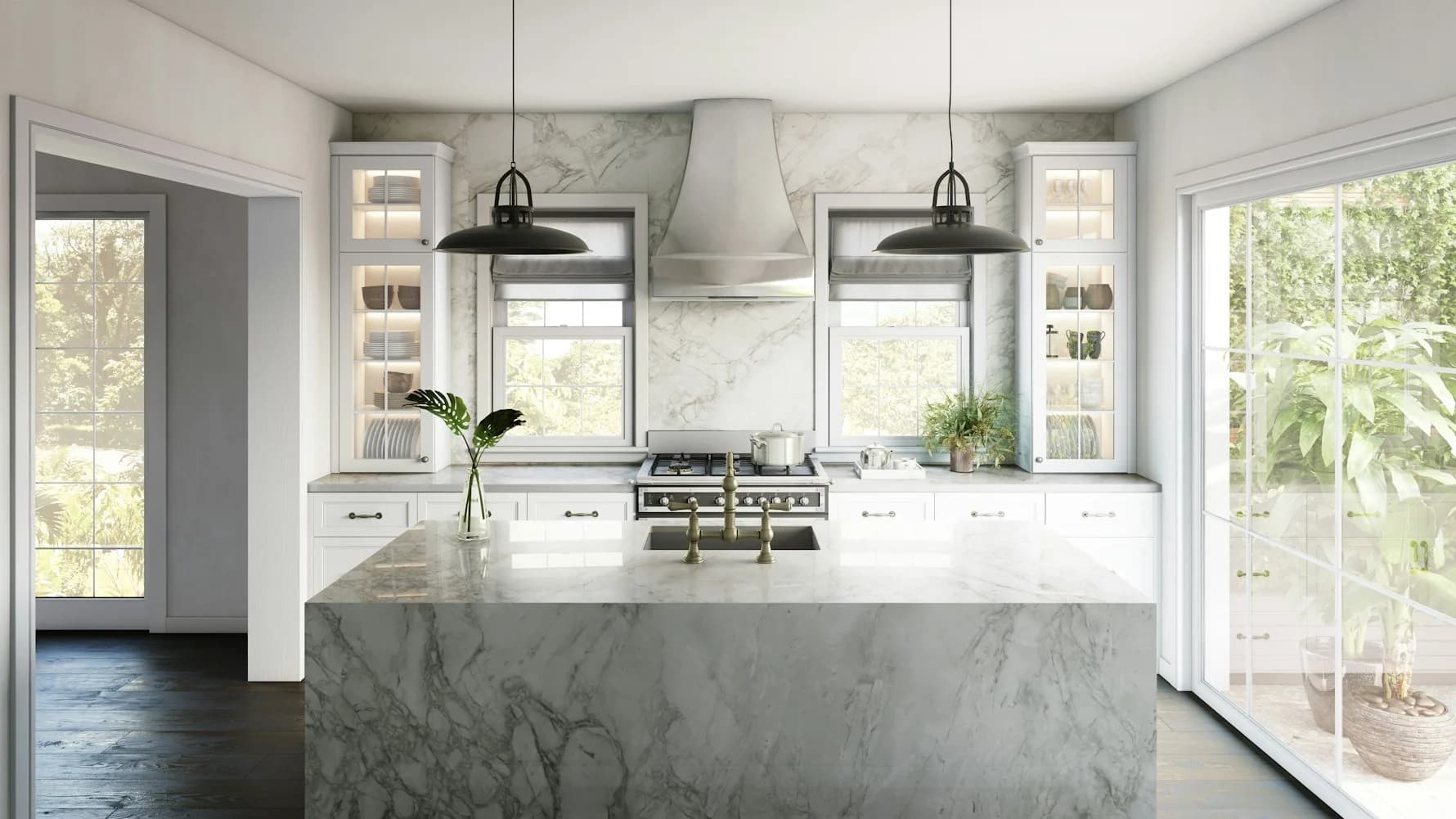 Dekton Bergen ultra kompakt tezgah uygulama örneği 1 (üretici görseli)