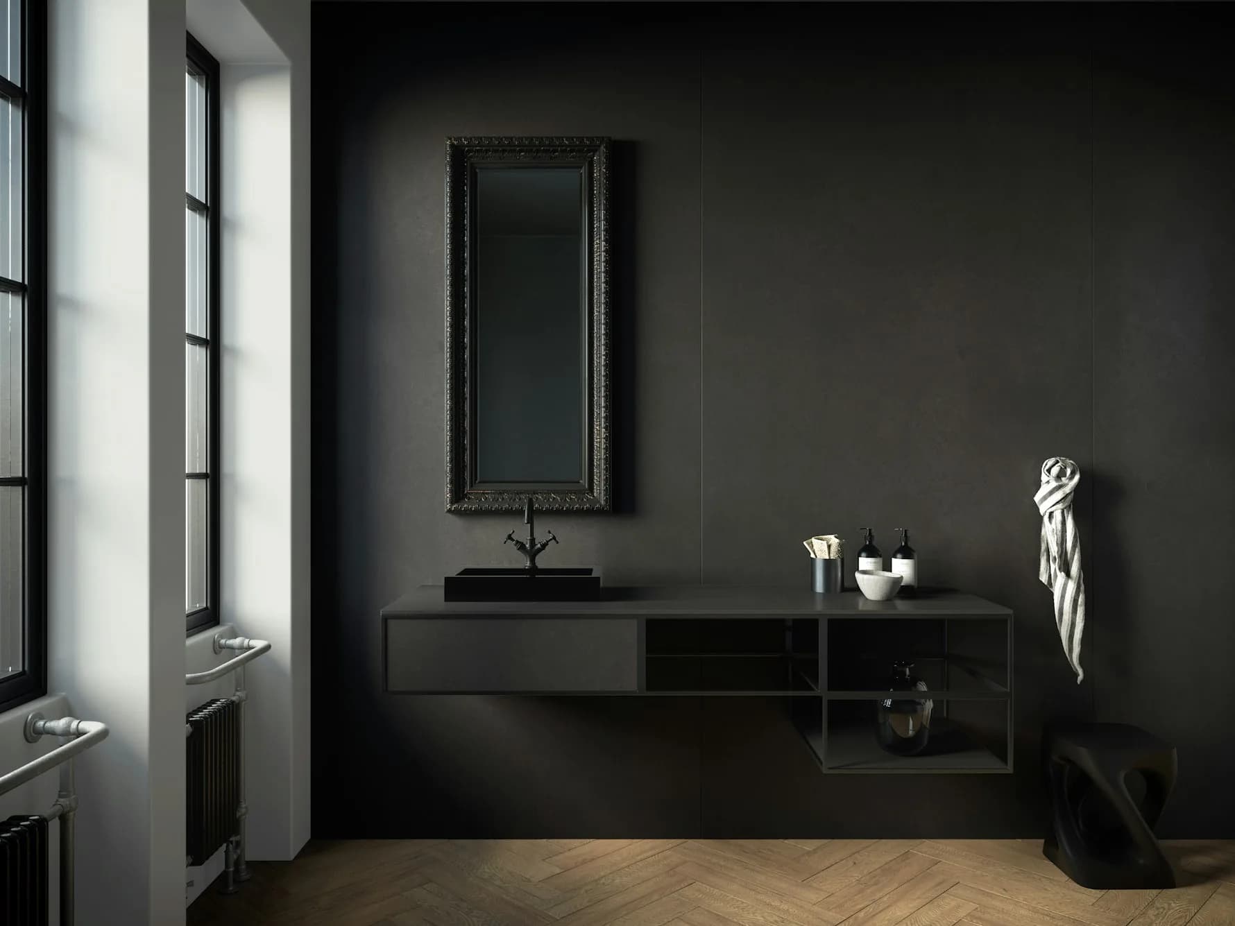 Dekton Eter ultra kompakt tezgah uygulama örneği 1 (üretici görseli)