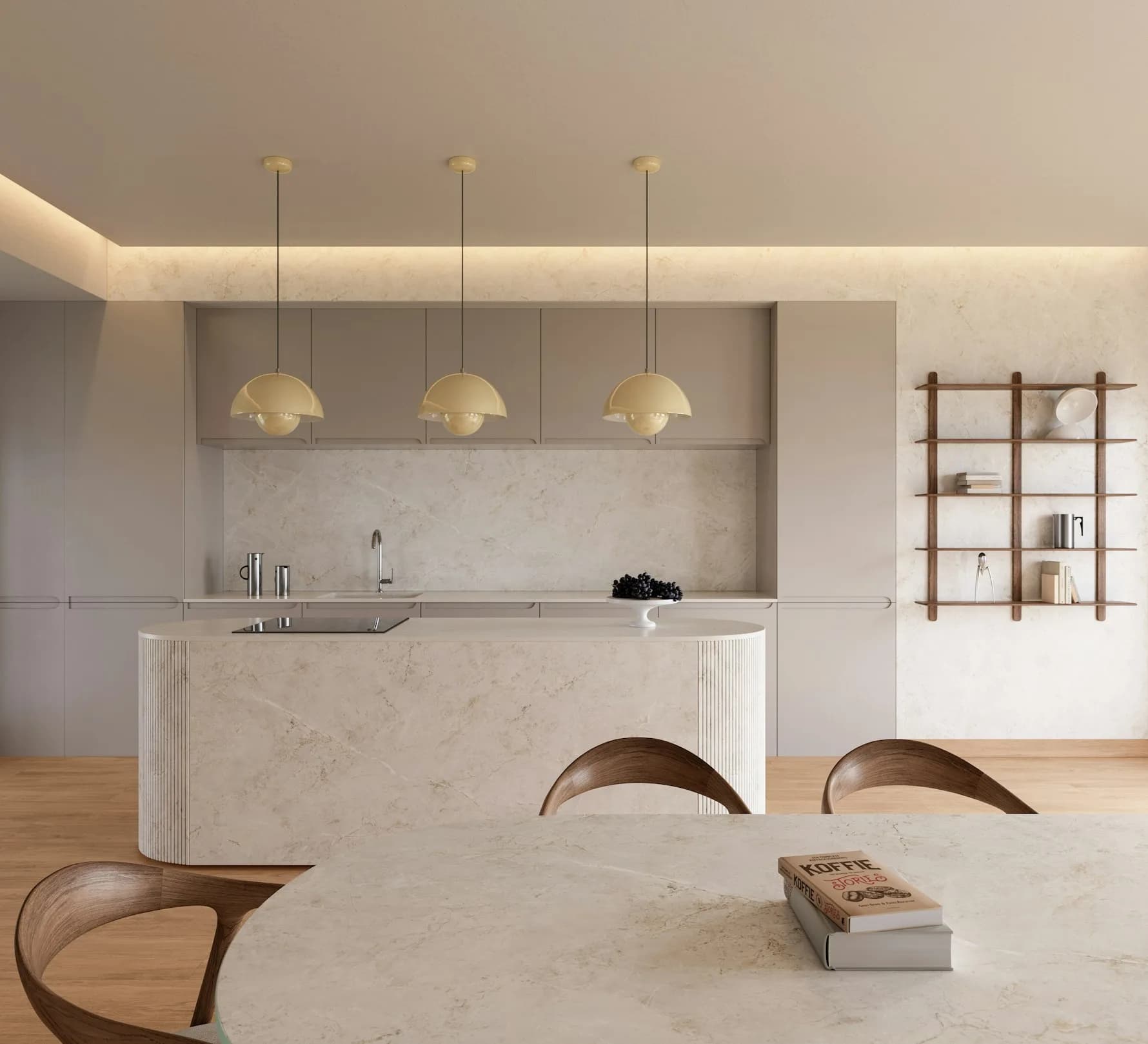 Dekton Evok ultra kompakt tezgah uygulama örneği 1 (üretici görseli)