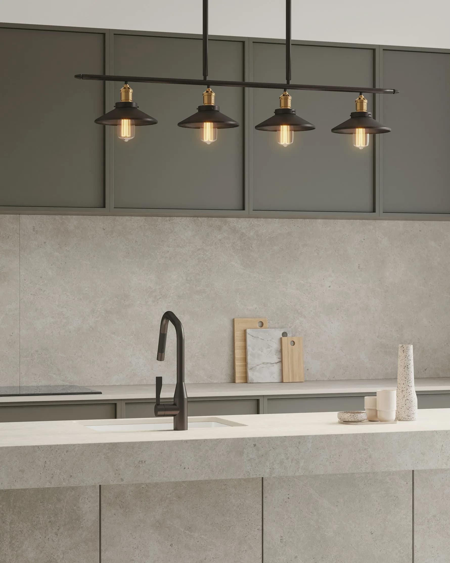 Dekton Grekk ultra kompakt tezgah uygulama örneği 2 (üretici görseli)
