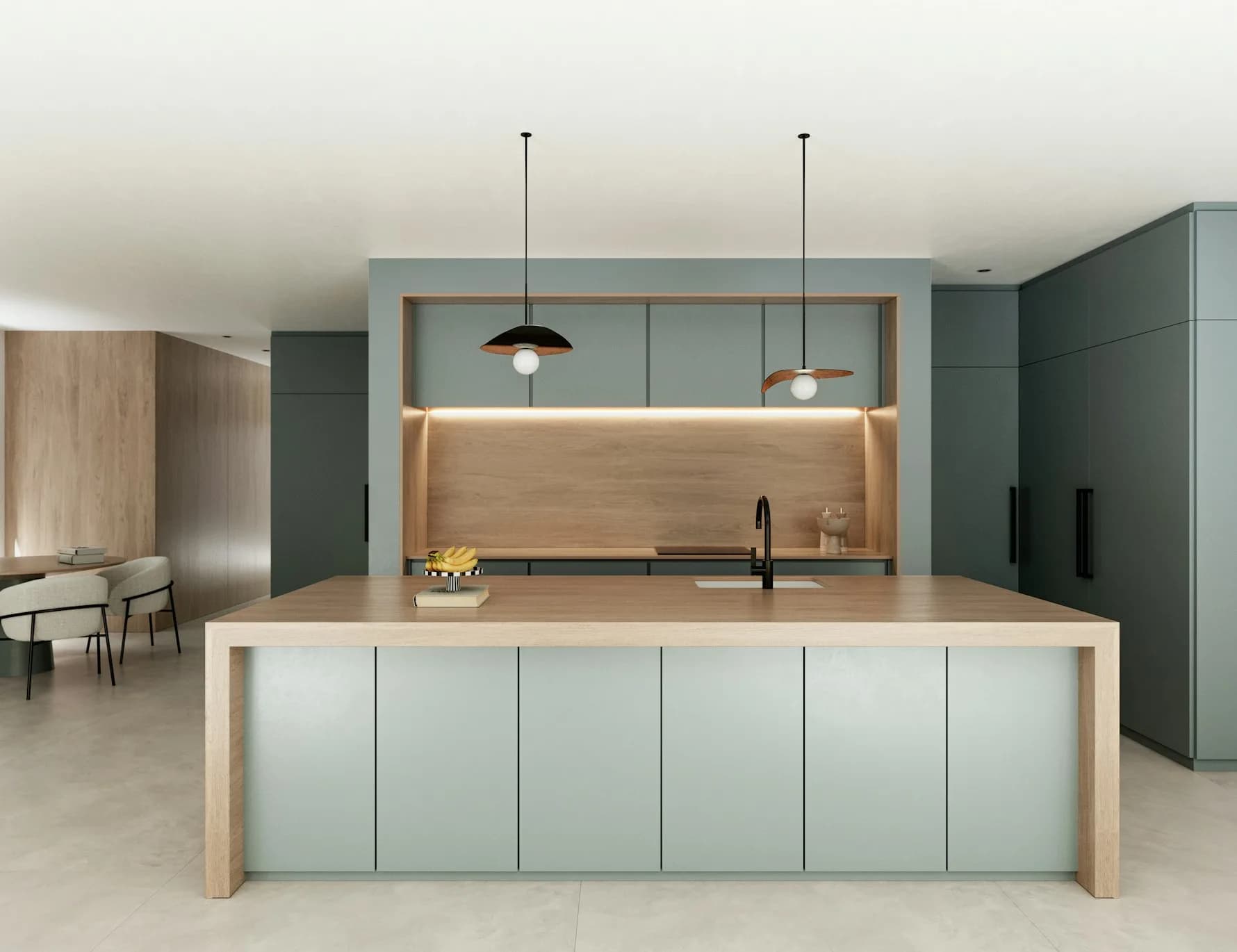 Dekton Kedar ultra kompakt tezgah uygulama örneği 1 (üretici görseli)