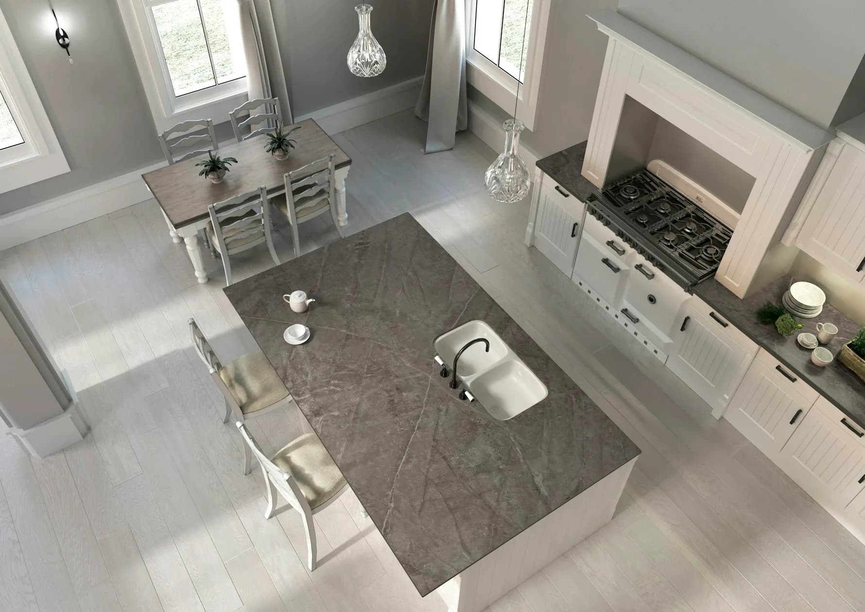 Dekton Kira ultra kompakt tezgah uygulama örneği 2 (üretici görseli)