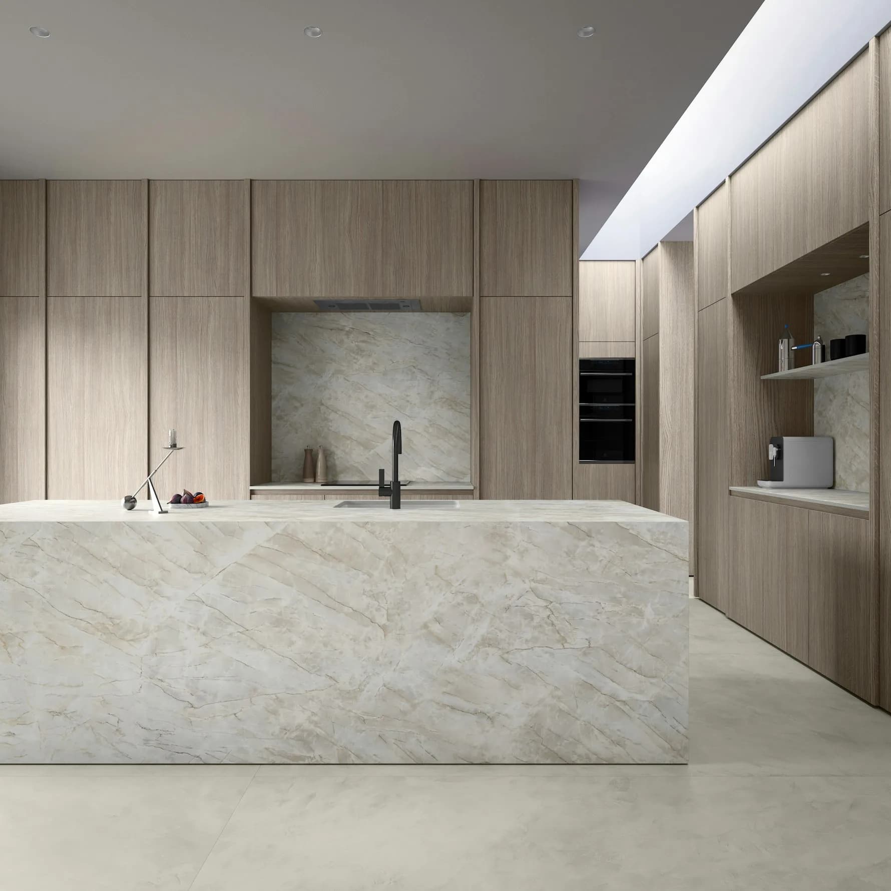 Dekton Nordal ultra kompakt tezgah uygulama örneği 1 (üretici görseli)