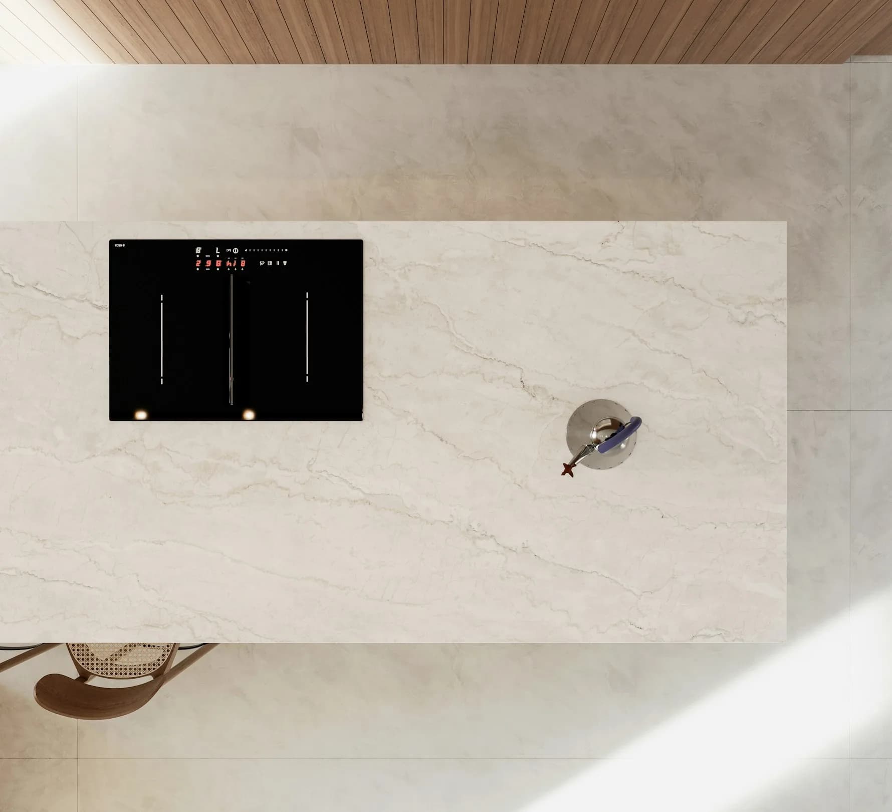 Dekton Thala ultra kompakt tezgah uygulama örneği 3 (üretici görseli)
