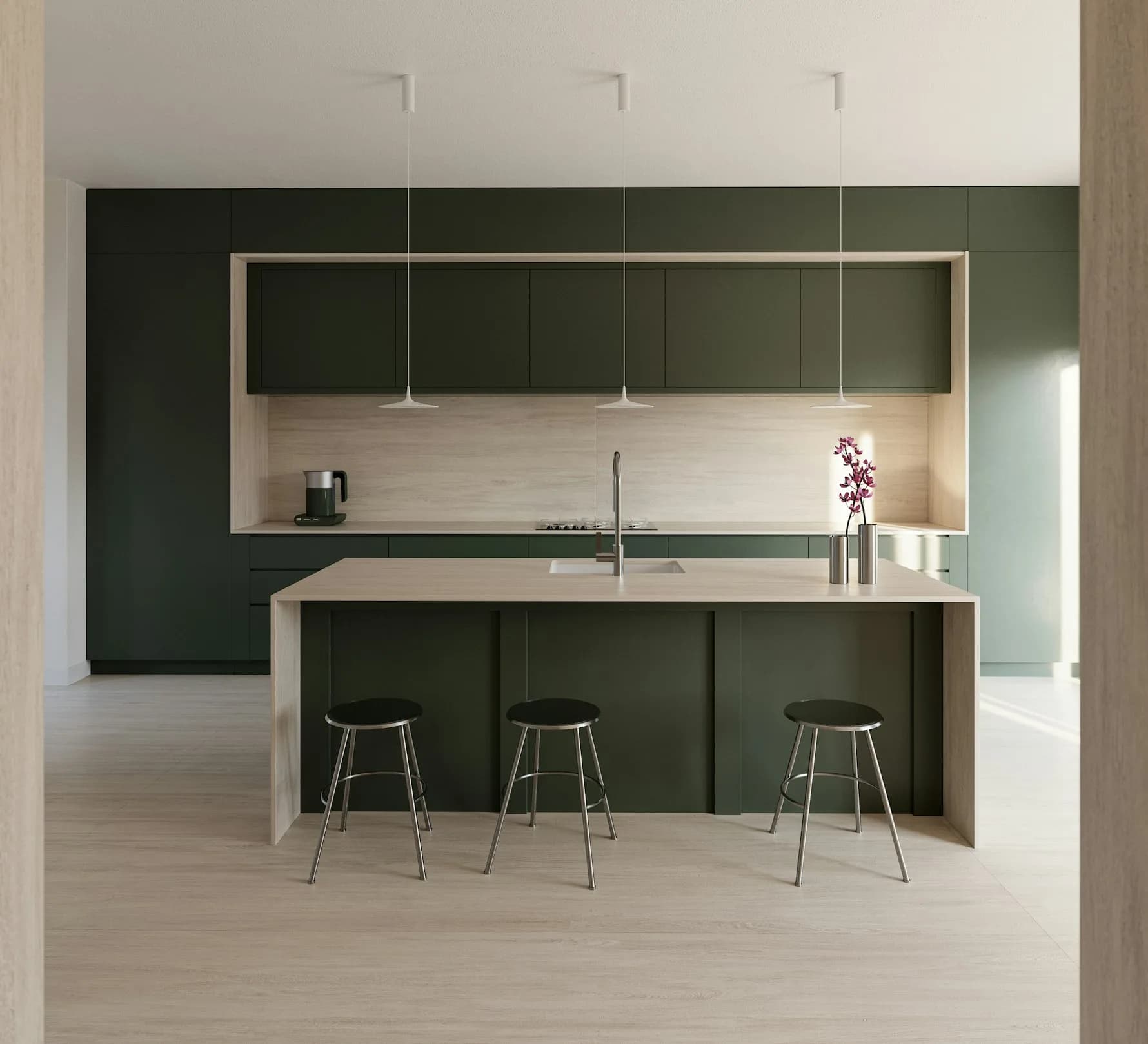 Dekton Zira ultra kompakt tezgah uygulama örneği 1 (üretici görseli)