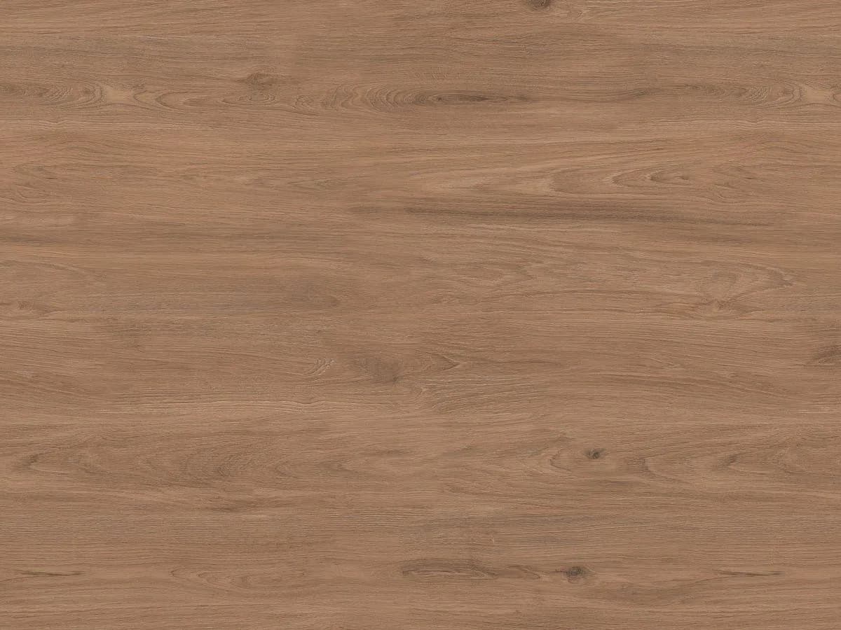 Lamar Oakwood Natural porselen tezgah, yüzey ve desenin yakın çekimi (üretici görseli)